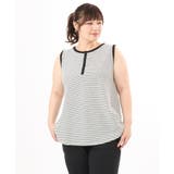 【大きいサイズ】ヘンリーネックタンクトップ | eur3 | 詳細画像2 