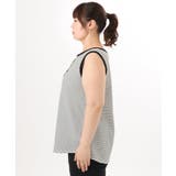 【大きいサイズ】ヘンリーネックタンクトップ | eur3 | 詳細画像3 