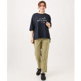 【大きいサイズ】コットンロゴTシャツ | eur3 | 詳細画像3