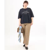 【大きいサイズ】コットンロゴTシャツ | eur3 | 詳細画像9