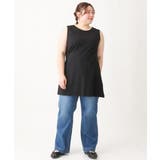 【大きいサイズ】コットンロングタンクトップ | eur3 | 詳細画像23 