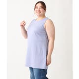 【大きいサイズ】コットンロングタンクトップ | eur3 | 詳細画像3 