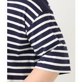 【大きいサイズ】ボートネックボーダーカットソー | eur3 | 詳細画像7