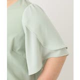 【大きいサイズ】ラッフルスリーブカットソー | eur3 | 詳細画像9 