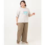 【大きいサイズ】コットンプリントTシャツ | eur3 | 詳細画像21 