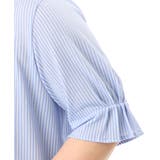 【大きいサイズ】シャンブレーストライププカットソー | eur3 | 詳細画像14