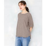 ライトピンク | 【大きいサイズ】カーブヘムカットソー | eur3