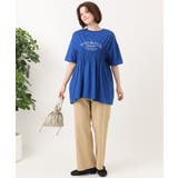 【大きいサイズ/機能素材】シャーリングロゴTシャツ | eur3 | 詳細画像3