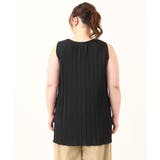 【大きいサイズ/soso×eur3】Tシャツ×プリーツタンクトップセット | eur3 | 詳細画像17 