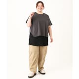 【大きいサイズ/soso×eur3】Tシャツ×プリーツタンクトップセット | eur3 | 詳細画像24 