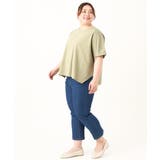 【大きいサイズ/soso×eur3】Tシャツ×プリーツタンクトップセット | eur3 | 詳細画像7 