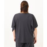 【大きいサイズ/セットアップ対応】接触冷感ジャージーVネックカットソー | eur3 | 詳細画像11 