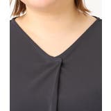 【大きいサイズ/セットアップ対応】接触冷感ジャージーVネックカットソー | eur3 | 詳細画像12 