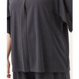 【大きいサイズ/セットアップ対応】接触冷感ジャージーVネックカットソー | eur3 | 詳細画像14 