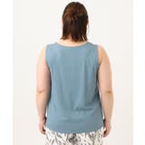 【大きいサイズ/接触冷感】ラウンドネックテレコタンクトップ | eur3 | 詳細画像4 