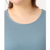 【大きいサイズ/接触冷感】ラウンドネックテレコタンクトップ | eur3 | 詳細画像5 