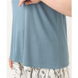 【大きいサイズ/接触冷感】ラウンドネックテレコタンクトップ | eur3 | 詳細画像7 