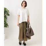 【大きいサイズ/UVカット/接触冷感】コットンエンボスロゴTシャツ | eur3 | 詳細画像13