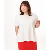 【大きいサイズ/UVカット/接触冷感】コットンエンボスロゴTシャツ | eur3 | 詳細画像17