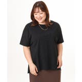 【大きいサイズ/UVカット/接触冷感】コットンエンボスロゴTシャツ | eur3 | 詳細画像22