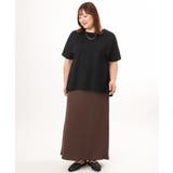 【大きいサイズ/UVカット/接触冷感】コットンエンボスロゴTシャツ | eur3 | 詳細画像25