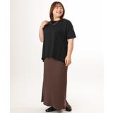 【大きいサイズ/UVカット/接触冷感】コットンエンボスロゴTシャツ | eur3 | 詳細画像26