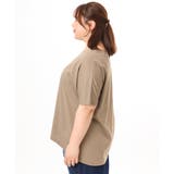 【大きいサイズ/UVカット/接触冷感】コットンエンボスロゴTシャツ | eur3 | 詳細画像4