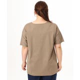 【大きいサイズ/UVカット/接触冷感】コットンエンボスロゴTシャツ | eur3 | 詳細画像5