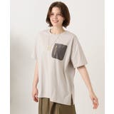 【大きいサイズ】ジップポケットコットンTシャツ | eur3 | 詳細画像2