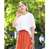 【大きいサイズ/a.v.v×eur3】リーフレーススリーブトップス | eur3 | 詳細画像14 