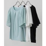 【大きいサイズ/a.v.v×eur3】リーフレーススリーブトップス | eur3 | 詳細画像3 