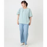 【大きいサイズ/a.v.v×eur3】リーフレーススリーブトップス | eur3 | 詳細画像5 