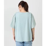 【大きいサイズ/a.v.v×eur3】リーフレーススリーブトップス | eur3 | 詳細画像9 