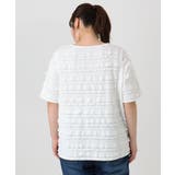 【大きいサイズ】カットフリルトップス | eur3 | 詳細画像7 