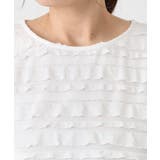 【大きいサイズ】カットフリルトップス | eur3 | 詳細画像8 