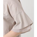 【大きいサイズ/接触冷感】Vネックシルケット天竺カットソー | eur3 | 詳細画像17 