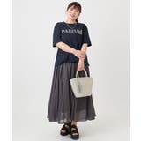 【大きいサイズ/a.v.v×eur3】コットンロゴTシャツ | eur3 | 詳細画像11