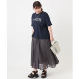 【大きいサイズ/a.v.v×eur3】コットンロゴTシャツ | eur3 | 詳細画像12