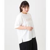 【大きいサイズ/a.v.v×eur3】コットンロゴTシャツ | eur3 | 詳細画像17
