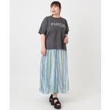 【大きいサイズ/a.v.v×eur3】コットンロゴTシャツ | eur3 | 詳細画像27