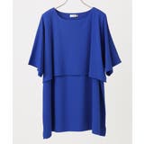 【大きいサイズ/接触冷感】ケープデザインカットソー | eur3 | 詳細画像4