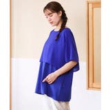 【大きいサイズ/UVカット】接触冷感ケープデザインカットソー | eur3 | 詳細画像3