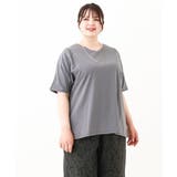 【大きいサイズ/汗染み防止】Vネックカットソー | eur3 | 詳細画像22 