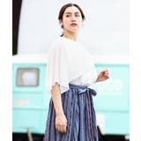 【大きいサイズ/a.v.v×eur3】シフォンケープレイヤードトップス | eur3 | 詳細画像2 