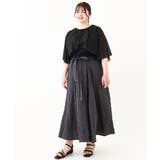 【大きいサイズ/a.v.v×eur3】シフォンケープレイヤードトップス | eur3 | 詳細画像20 