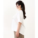 【大きいサイズ/a.v.v×eur3】コットンロゴTシャツ | eur3 | 詳細画像11 