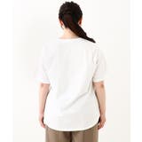 【大きいサイズ/a.v.v×eur3】コットンロゴTシャツ | eur3 | 詳細画像12 