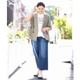 【大きいサイズ/a.v.v×eur3】コットンロゴTシャツ | eur3 | 詳細画像9 