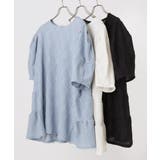 【大きいサイズ】アイレットレースティアードトップス | eur3 | 詳細画像13 