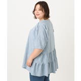 【大きいサイズ】アイレットレースティアードトップス | eur3 | 詳細画像3 